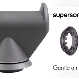 Dyson Supersonic Hairdryer Attachments Gentle Air and Flyaway Attachment